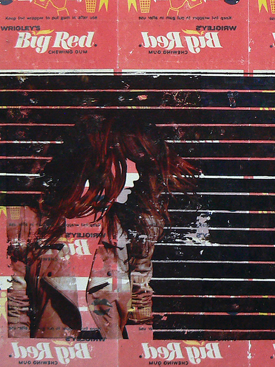 Anielka Hampson Painting Big Red